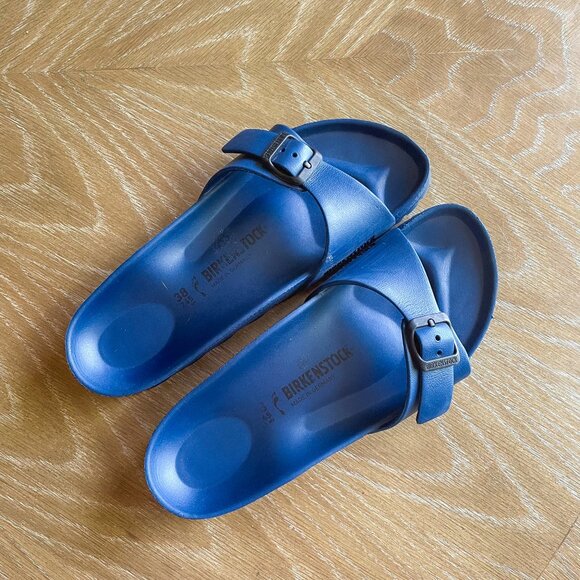 Birkenstock Madrid EVA Slide in Blue - Picture 2 of 7
